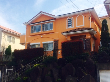 千葉県佐倉市ユーカリが丘のK様邸　外壁屋根塗装リフォーム